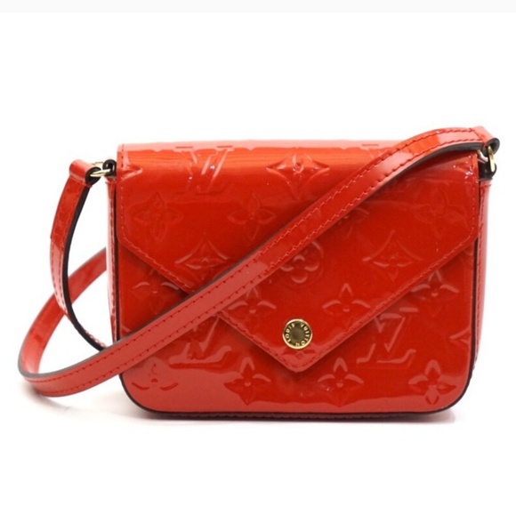 Louis Vuitton Handbags - NWT Authentic Louis Vuitton Red patent leath Lucie